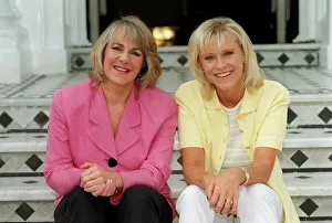 Sue Barker TV Presenter June 1999 Pictured with Nina Myskow Mirror Staff Journalist Sue Barker TV Presenter June 1999 Pictured with Nina Myskow Mirror Staff Journalist
