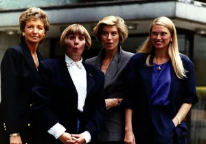 Sue Lawley News Reader with Victoria Wood Comedienne Selina Scott News Reader & TV Sue Lawley News Reader with Victoria Wood Comedienne Selina Scott News Reader & TV