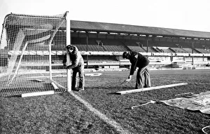 Sunderland Associated Football Club - Groundsmen prepare for a match at Roker Park 3 Sunderland Associated Football Club - Groundsmen prepare for a match at Roker Park 3