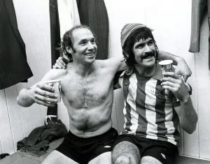 Sunderland v Portsmouth Football April 1976 Robson Sunderland v Portsmouth Football April 1976 Robson