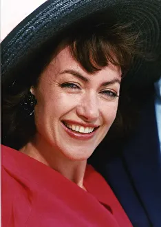 Susan Gilmore actress from Howards Way - October 1989 Susan Gilmore actress from Howards Way - October 1989