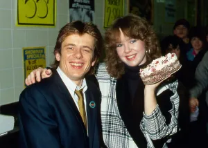 Susan Tully and Tom Watt opening Freezeway Store 1986 Susan Tully and Tom Watt opening Freezeway Store 1986