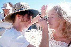Susannah York Film Actress with her make up artist - July1976 Dbase MSI Susannah York Film Actress with her make up artist - July1976 Dbase MSI