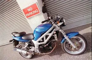 Suzuki SV650 motorcycle Road Record supplement 1999 blue motorbike no Suzuki SV650 motorcycle Road Record supplement 1999 blue motorbike no
