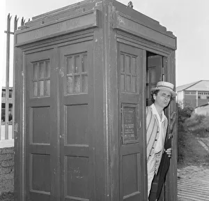 Sylvester McCoy as Doctor Who seen here filming at the Majestic Holiday Camp on Barry Sylvester McCoy as Doctor Who seen here filming at the Majestic Holiday Camp on Barry