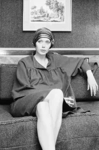 Sylvia Kristel, Dutch actress in the UK to promote new film, Emmanuelle Sylvia Kristel, Dutch actress in the UK to promote new film, Emmanuelle