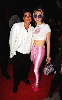 Images Dated 13th August 1996: Tamara Beckwith with Peter Andre at the after party of the premiere of the film