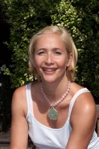 Tania Bryer TV Presenter July 1999 at home in London Tania Bryer TV Presenter July 1999 at home in London