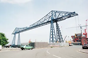 Tees Transporter Bridge, Middlesbrough, 17th July 1989 Tees Transporter Bridge, Middlesbrough, 17th July 1989