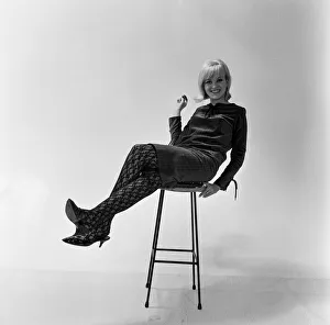 Television compere Annie Nightingale. 10th February 1965 Television compere Annie Nightingale. 10th February 1965