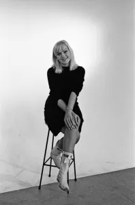 Television compere Annie Nightingale in the Daily Mirror studios. 12th September 1965 Television compere Annie Nightingale in the Daily Mirror studios. 12th September 1965