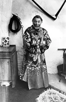 Televison presenter Dr David Bellamy has taken to modelling Chinese opera costumes to Televison presenter Dr David Bellamy has taken to modelling Chinese opera costumes to