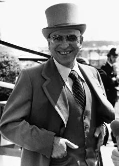 Telly Savalas Greek actor at the Derby 1977 Telly Savalas Greek actor at the Derby 1977
