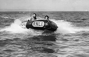 The Tenby inshore lifeboat crew. 30th August 1979 The Tenby inshore lifeboat crew. 30th August 1979