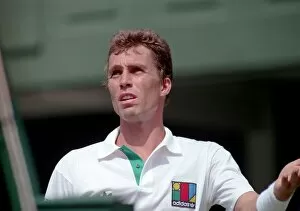 Images Dated 26th June 1989: Tennis. Ivan Lendl. At Wimbledon. June 1989 89-3823-011
