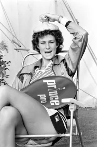 Tennis player Pam Shriver . June 1980 80-3060-005 Tennis player Pam Shriver . June 1980 80-3060-005
