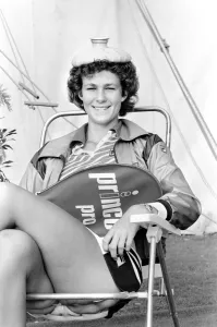 Tennis player Pam Shriver. June 1980 80-3060-006 Tennis player Pam Shriver. June 1980 80-3060-006