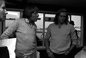 Tennis star Bjorn Borg arriving at Newcastle Airport on 14th June 1980 with the Evening Tennis star Bjorn Borg arriving at Newcastle Airport on 14th June 1980 with the Evening