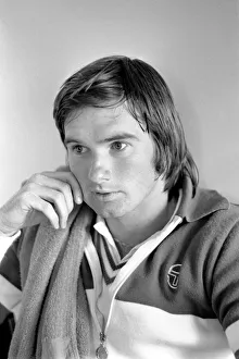 Tennis star: Jimmy Connors seen here in the changing rooms at Wimbledon. June 1975 Tennis star: Jimmy Connors seen here in the changing rooms at Wimbledon. June 1975