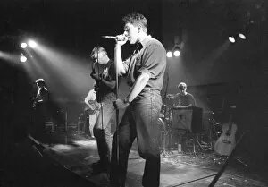 Images Dated 21st October 1985: Terry Hall and The Colourfield performed on stage at Coventry Lanchester Polytechnic in