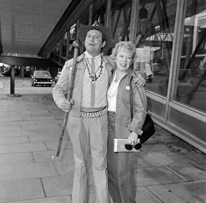 Terry Scott and June Whitfield at London Heathrow Airport Picture taken 15th Terry Scott and June Whitfield at London Heathrow Airport Picture taken 15th