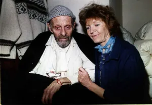 Terry Thomas actor and comedian with his wife during the last days of his life Terry Thomas actor and comedian with his wife during the last days of his life