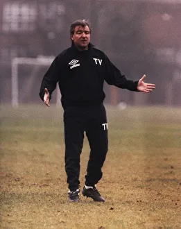 Terry Venables England football manager seen here on the training field Terry Venables England football manager seen here on the training field
