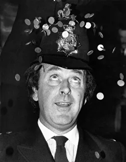 Terry Wogan DJ & TV Presenter dressed up as a copper today to help raise the profile of Terry Wogan DJ & TV Presenter dressed up as a copper today to help raise the profile of