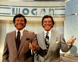 Terry Wogan TV presenter with his wax work Terry Wogan TV presenter with his wax work