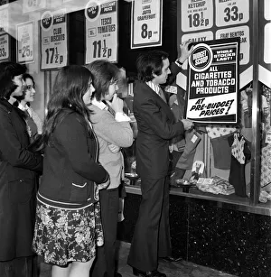 Tesco supervisor Tony Dobbin puts up pre-budget prices' Tesco supervisor Tony Dobbin puts up pre-budget prices'