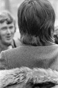 The back of the head of Liza Minnelli , actor and singer The back of the head of Liza Minnelli , actor and singer