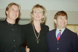 Theo and Louise Fennell with Elton John at the opening of 'Theo Fennell's' Theo and Louise Fennell with Elton John at the opening of 'Theo Fennell's'