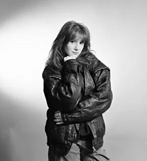 Images Dated 21st January 1988: Tiffany, american singer aged 16 years old, poses for pictures, Daily Mirror Studio