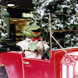 Toad of Toad Hall, the star of a Christmas display. Cleveland Centre, Middlesbrough Toad of Toad Hall, the star of a Christmas display. Cleveland Centre, Middlesbrough