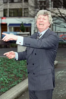 Tom Baker attends a photocall for ITV series Medics'. 12th March 1992 Tom Baker attends a photocall for ITV series Medics'. 12th March 1992