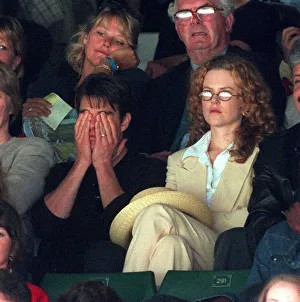 Tom Cruise with wife actress Nicole Kidman at Wimbledon tennis championships Tom Cruise with wife actress Nicole Kidman at Wimbledon tennis championships