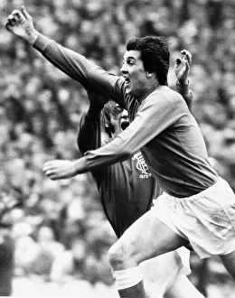 Tom Forsyth of Rangers celebrates after scoring the second goal of their 3-2 victory over Tom Forsyth of Rangers celebrates after scoring the second goal of their 3-2 victory over