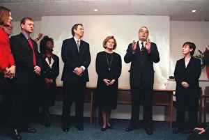 Tom Saywer speaks to the Labour Party staff at the unvieling of the John Smith plaque at Tom Saywer speaks to the Labour Party staff at the unvieling of the John Smith plaque at