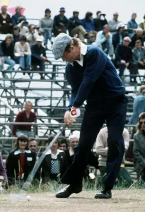 Tom Watson playing at the British Open 1975 Tom Watson playing at the British Open 1975