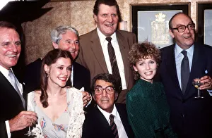 Tommy Cooper comedian and entertainer at a Variety Club Lunch with Dean Martin Dickie Tommy Cooper comedian and entertainer at a Variety Club Lunch with Dean Martin Dickie