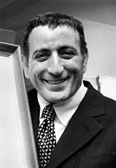 Images Dated 1st October 1970: Tony Bennett the American singer, photographed during his visit to London in October 1970