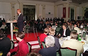 Tony Blair at the Grosvenor Hotel where he was meeting prospective members of the Labour Tony Blair at the Grosvenor Hotel where he was meeting prospective members of the Labour