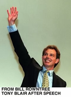 Images Dated 3rd October 1995: Tony Blair Labour leader MP after making his speech at the Labour Party Conference 1995