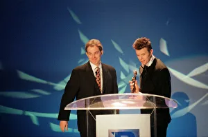 Tony Blair, Leader of the Labour Party, presents the Outstanding Contribution Award to Tony Blair, Leader of the Labour Party, presents the Outstanding Contribution Award to