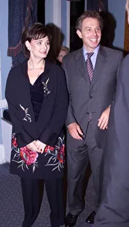 Tony Blair MP and Cherie Blair at the Royal Bath Hotel Sept1999 wearing a Japanese Tony Blair MP and Cherie Blair at the Royal Bath Hotel Sept1999 wearing a Japanese