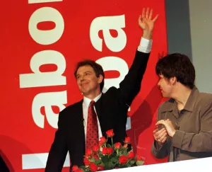 Tony Blair MP Labour Party Leader speaking at Scottish Labour Party Conference in Tony Blair MP Labour Party Leader speaking at Scottish Labour Party Conference in