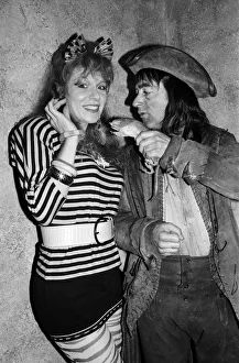 Tony Robinson and Gilly Coman, BBC Children in Need 1987. 28th November 1987 Tony Robinson and Gilly Coman, BBC Children in Need 1987. 28th November 1987