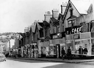 Tor Hill Road, Torquay in 1970 looking down the hill towards Castle Circus Tor Hill Road, Torquay in 1970 looking down the hill towards Castle Circus