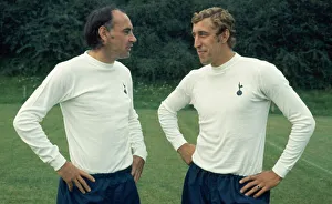 Tottenham Hostpur footballers Alan Gilzean (left) and Martin Chivers August 1970 Tottenham Hostpur footballers Alan Gilzean (left) and Martin Chivers August 1970