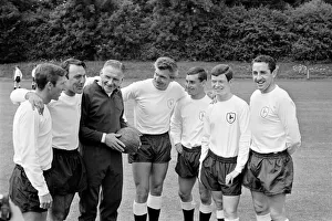 Tottenham Hotspur manager Bill Nicholson with some of his players inluding Jimmy Greaves Tottenham Hotspur manager Bill Nicholson with some of his players inluding Jimmy Greaves
